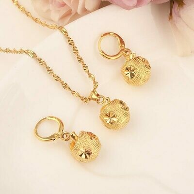 Earrings Necklace Jewelry-Sets Habesha Ethiopian Wedding-Apple Eritrea Gift Pendnat Africa