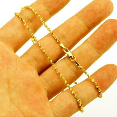 Chain Fashion Necklaces Wholesale Africa-Jewelry Gold-Color Women/men Jhplated