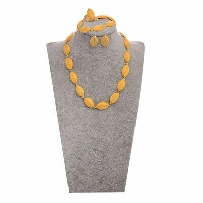 Jewelry-Set Ethiopian Dubai African Gifts Gold-Color Women WANDO for Islam Middle