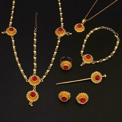 Ethiopian Gold Color Jewelry