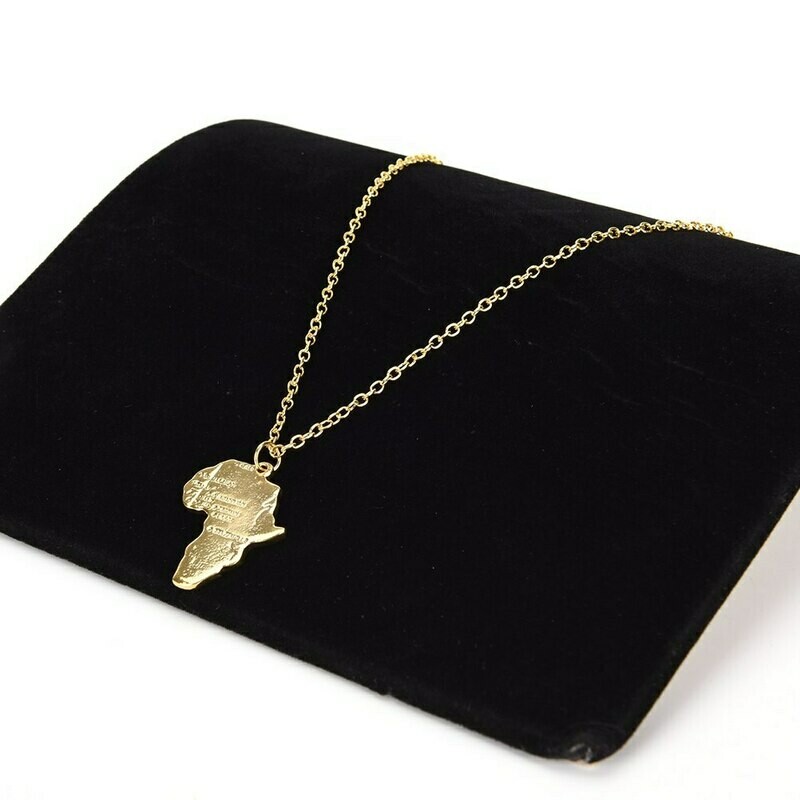 Africa Necklace Chain Pendant Ethiopian Jewelry Gift Gold-Color Men/women Trendy 2-Style