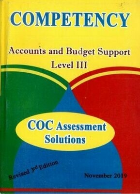 Competency Accounts and Budget Support Level III
[by] በ Unknown NotFound