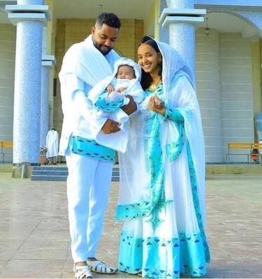 የቤተሰብ የሀበሻ ልብስ  Ethiopian Traditional Family Dress