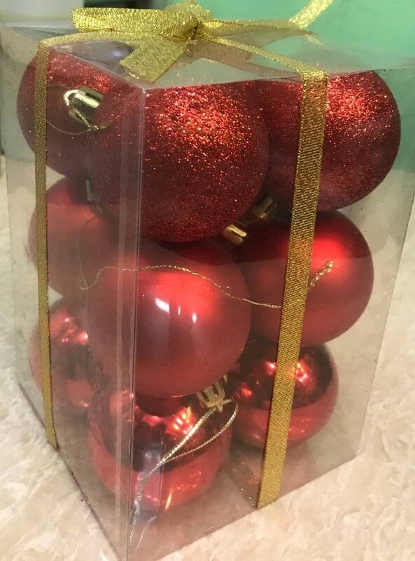 Christmas Décor Balls የገና ዛፍ ማስወቢያ ጌጥ