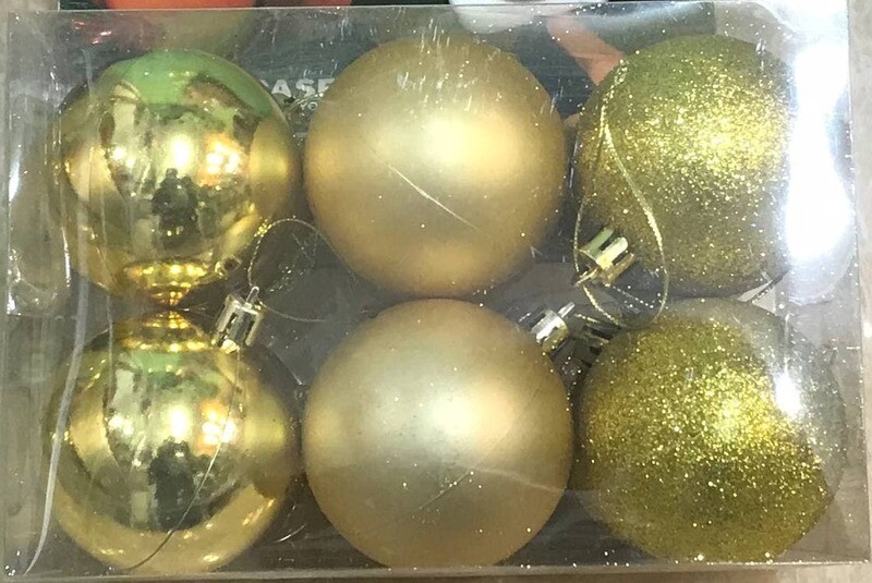 Christmas Décor Balls የገና ዛፍ ማስወቢያ ጌጥ