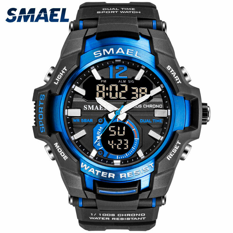how to set time on smael watch