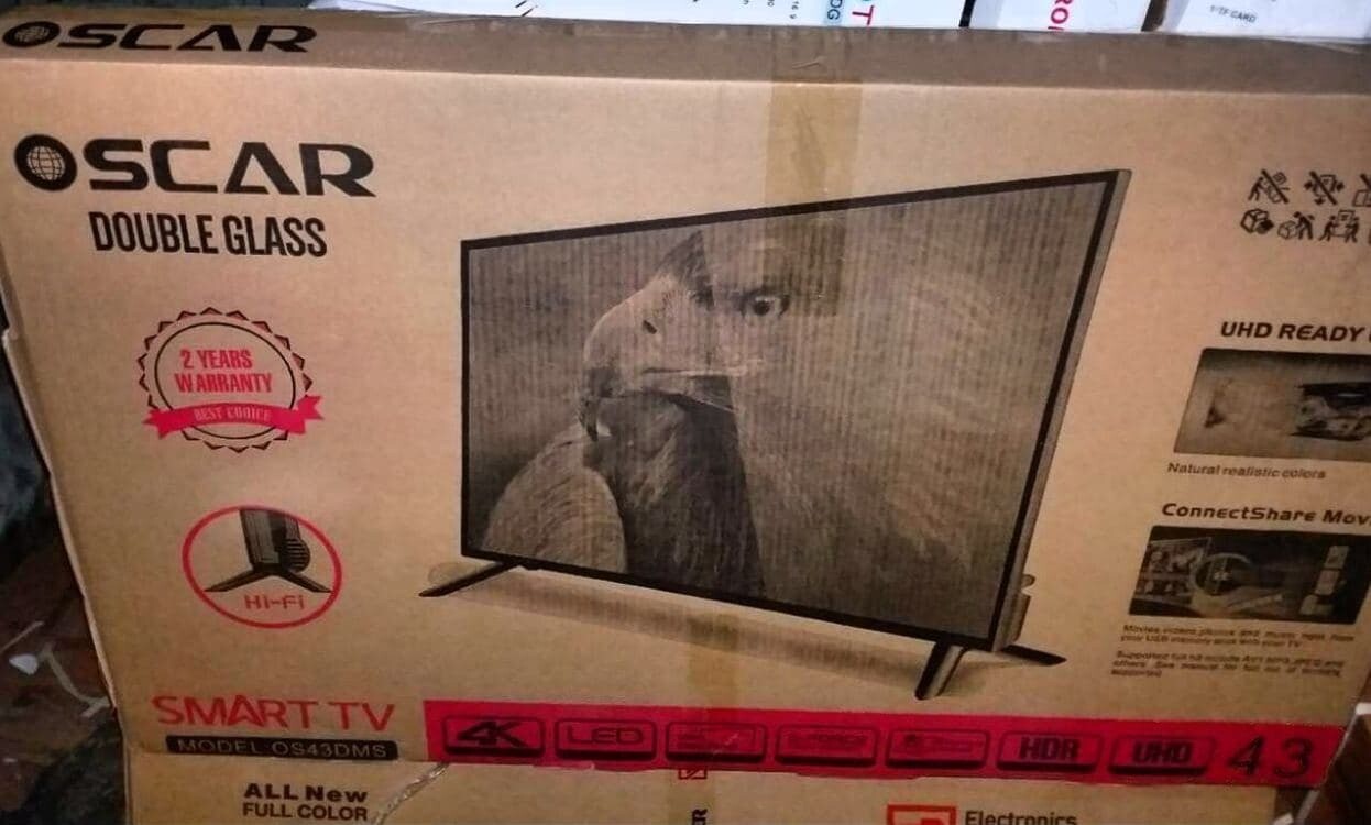OSCAR Smart TV LED TV 43 inch ኦስካር ስማርት ቲቪ 43 ኢንች