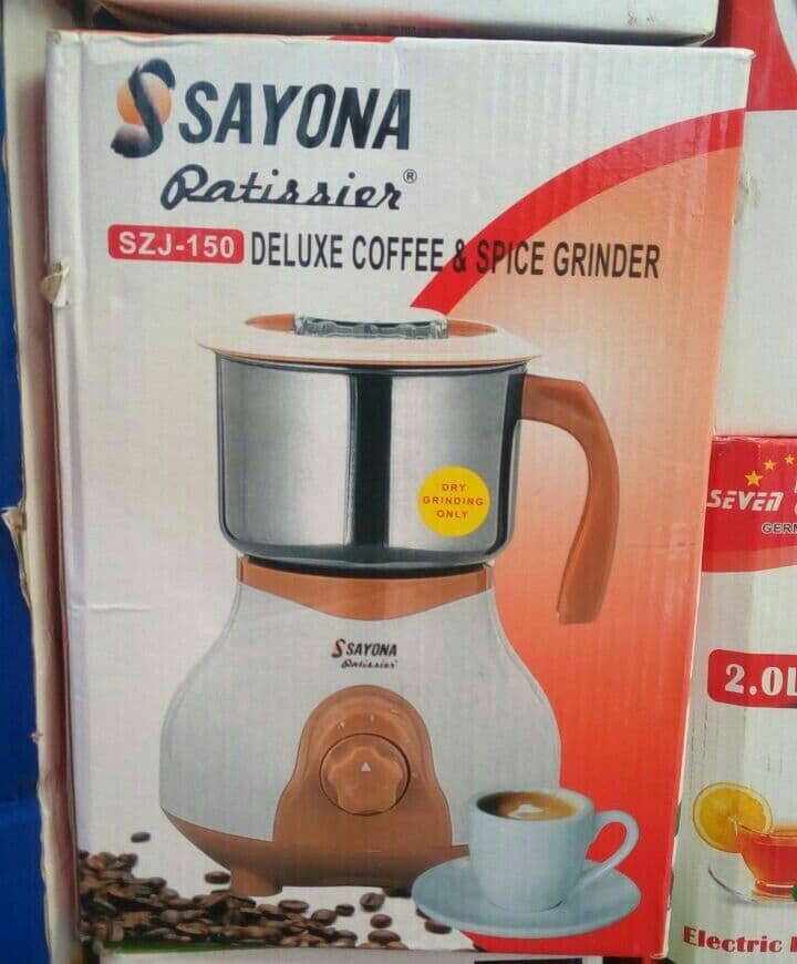 Sayona Deluxe Coffee and Spice Grinder