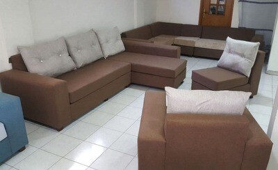 Sofa with Chaise Lounge