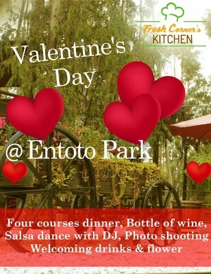 VALENTINE'S DAY Dinner Salsa dance package for couples