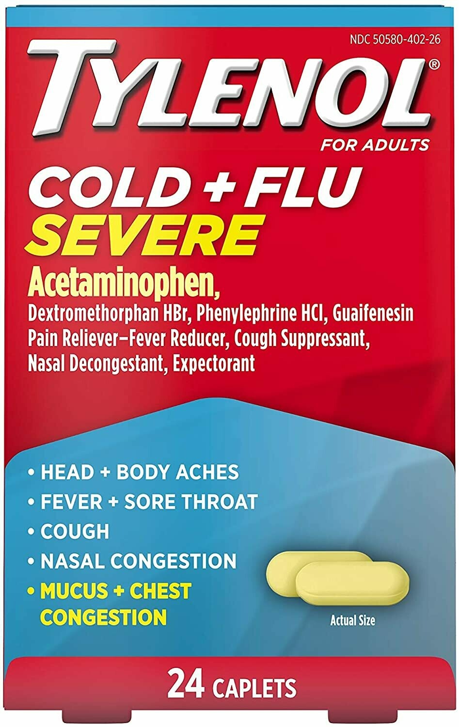 ታይለንኦልኮልድ TYLENOLCold + Flu Severe