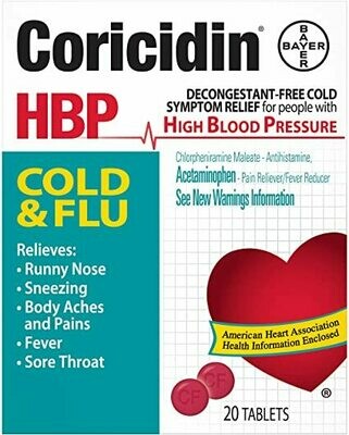 ኮርሲዲን ኤች.ቢ.ፒ. Coricidin HBP