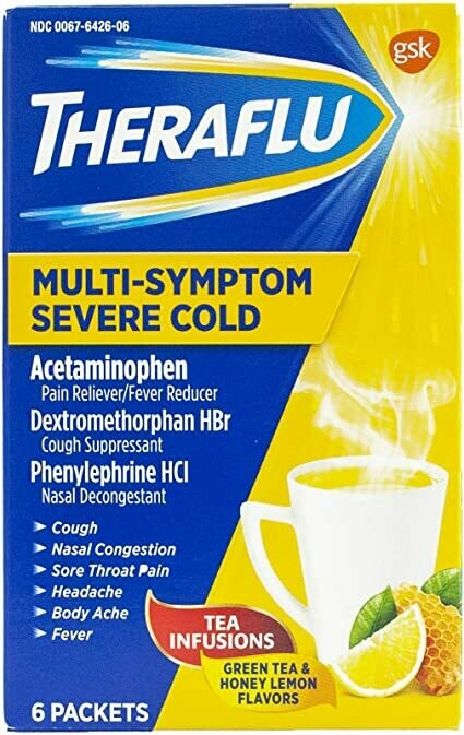 ቴራፉሉ  TheraFlu Multi-Symptom Severe Cold