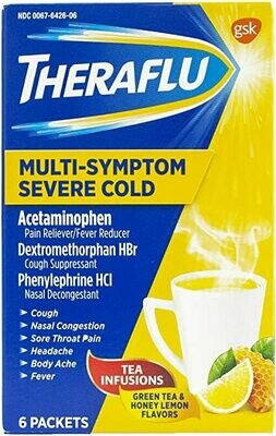 ቴራፉሉ  TheraFlu Multi-Symptom Severe Cold