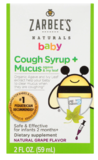 ZarBee&#39;s Naturals Baby Cough Syrup + Mucus Natural Grape, Fragrance-Free