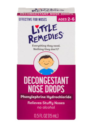 Little Noses Decongestant Nose Drops, Gentle 1/8% Formula
