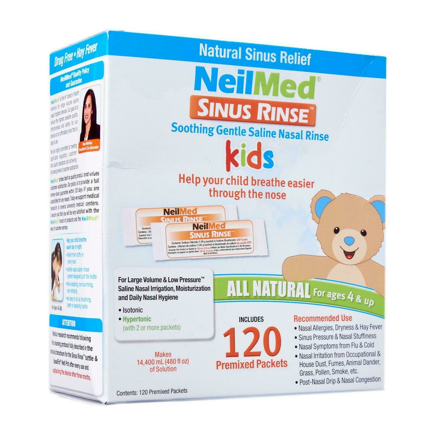 NeilMed Sinus Rinse ኒልሜድ ሳይን ሪንሴ