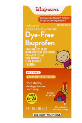 Dye-Free Ibuprofen ዳይ ፍሪ ኢቡፕሮፌን