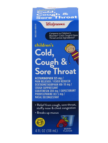 Children's Cough, Cold & Sore Throat