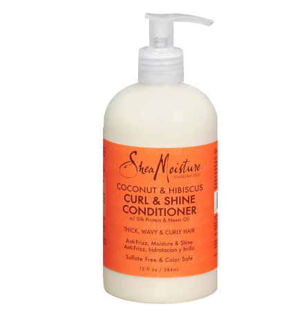 SheaMoisture Curl & Shine Conditioner ሼምይስቸር ከርል እና ሻይን ኮንዲሽነር