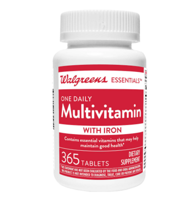 One Daily Multivitamin + Iron ዋን ዴይሊ መልቲቫይታሚን +አይረን