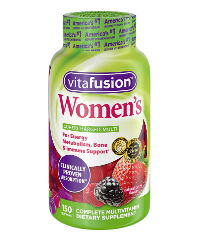 Vitafusion Women's Gummy Vitamins Berry ቫይታፍዩሽን ውመንስ ጋሚ ቫይታሚኖች ቤሪ