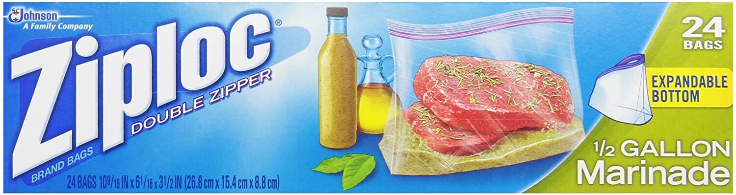 Marinade Expandable Bottom Bags