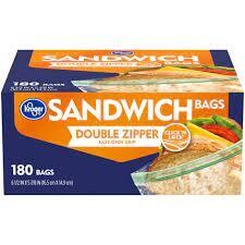 Double Zipper Sandwich Bags