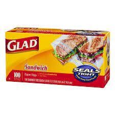 Food Storage Bags, Zipper Sandwich