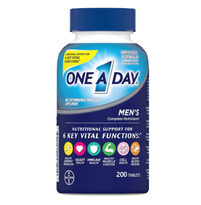 ONE A DAY ዋን ኤ ደይ ( Men&#39;s Complete Multivitamin Tablets)