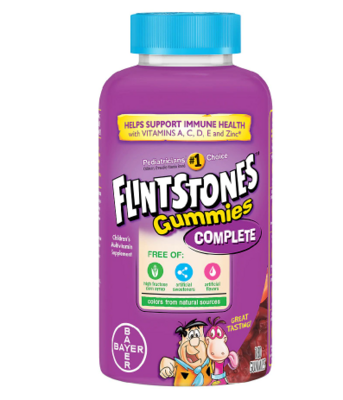 Flintstones ፍሊንትስቶንስ Children&#39;s Complete Multivitamin Gummies