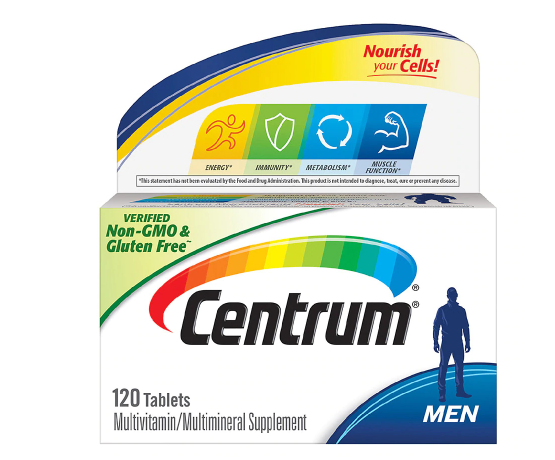 Centrum ሴንትረም (Men, Complete Multivitamin & Multi-mineral Supplement Tablet)