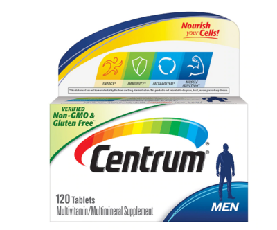 Centrum ሴንትረም (Men, Complete Multivitamin &amp; Multi-mineral Supplement Tablet)