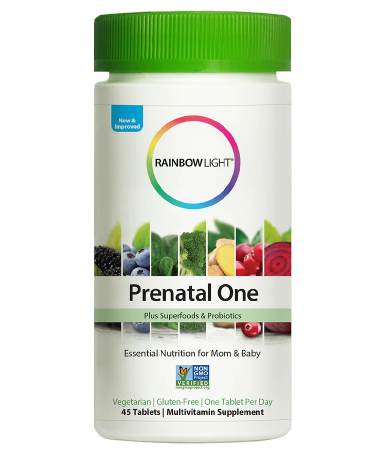 Rainbow Light ሬንቦ ላይት (Prenatal One Multivitamin Gentle Prenatal Blend )