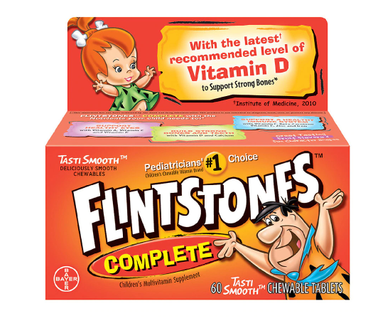 Flintstones ፍሊንትስቶንስ (Children's Complete Chewable Multivitamin Fruit Flavors )