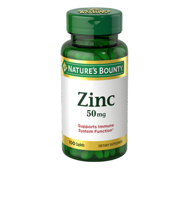 Zinc 50 mg Caplets ዚንክ
