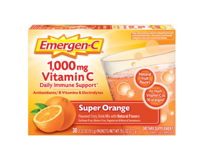 Vitamin C Super Orange ቫይታሚን ሲ (Daily Immune Support Drink with 1000 mg Vitamin C Super Orange)