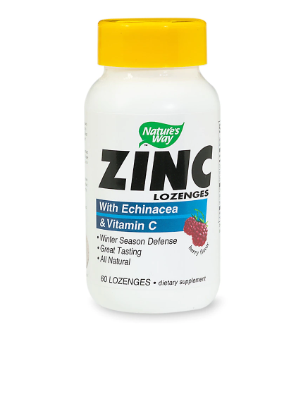 Zinc Dietary Supplement Lozenges Berry ዚንክ
