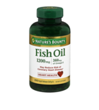 Nature&#39;s Bounty ኔቸርስ ቦኒ (Fish Oil 1200 mg Dietary Supplement Rapid Release Liquid Softgels)