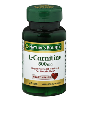 Nature&#39;s Bounty ኔቸር ቦንቲ (L-Carnitine 500 mg Dietary Supplement Tablets)