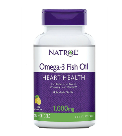 Natrol  ኔትሮል Omega-3 Fish Oil 1000 mg