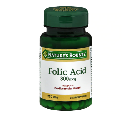 Nature&#39;s Bounty Nature&#39;s Bounty (Natural Folic Acid 800 mcg Dietary Supplement, Tablets)