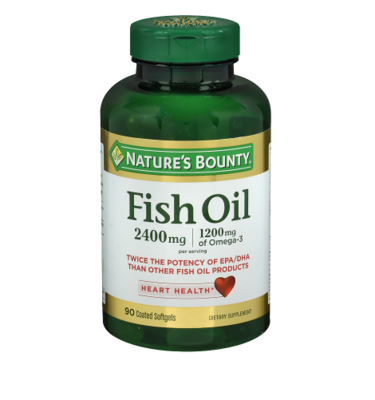 Nature&#39;s Bounty ኔቸርስ ቦኒ (Odorless Fish Oil, Softgels)