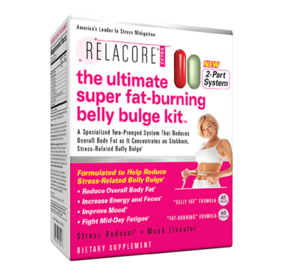 Relacore Ultimate Super Fat Burning Belly Bulge Kit, 2-Part System