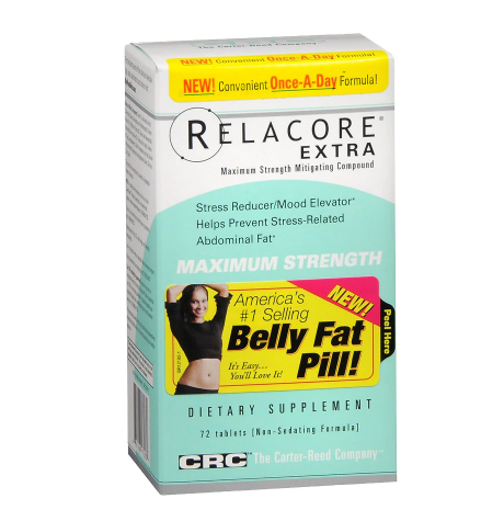 Relacore Extra Max Weight Loss Aid, Tablets