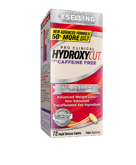 Hydroxycut Pro Clinical Caffeine-Free Weight Loss Dietary Supplement Rapid Release Caplets