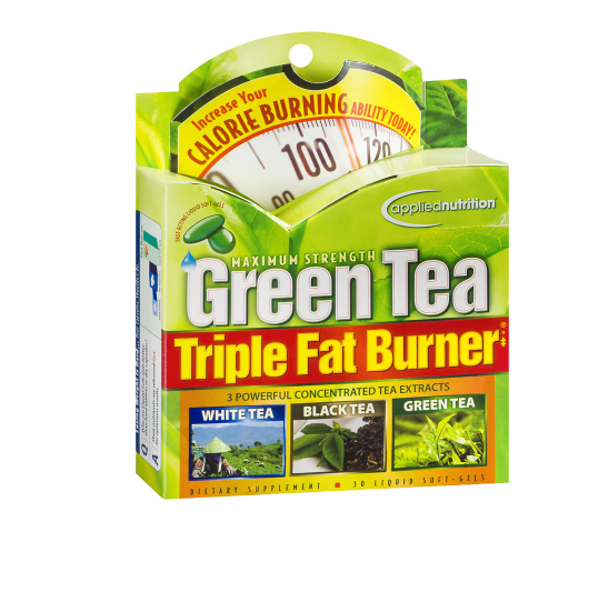 Applied Nutrition Maximum Strength Green Tea Triple Fat Burner, Liquid Soft-Gels