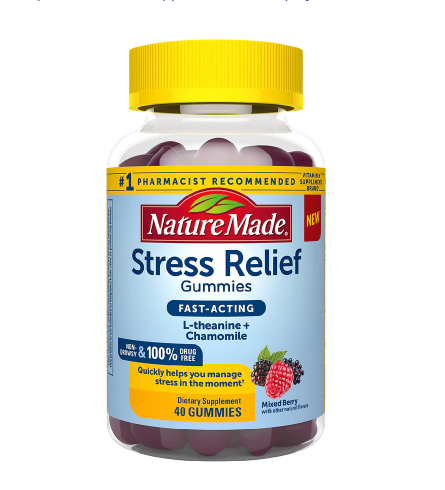 Nature Made Stress Relief Gummies Mixed Berry