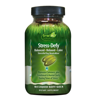 Irwin Naturals Stress-Defy Liquid Soft-Gels Stressful Day Neutralizer