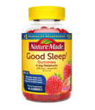 Nature Made Good Sleep Gummies - Melatonin 4 mg + L-theanine 200 mg Dreamy Strawberry